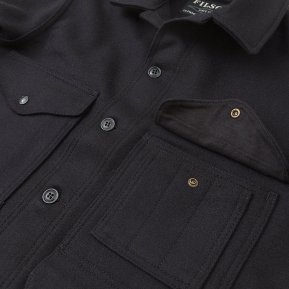 Filson Long Cruiser Navy Coat USA Wool Ranch - Picture 5 of 6